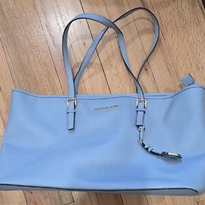 Michael Kors Sky Blue Tote Bag